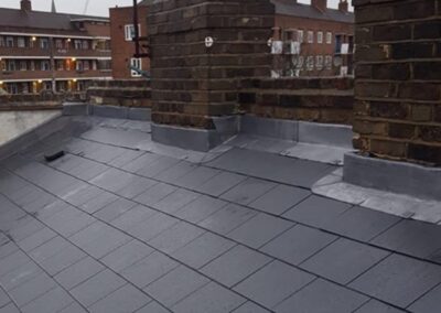 New slate roof by James Roofing